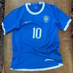 Brazil boys soccer jersey